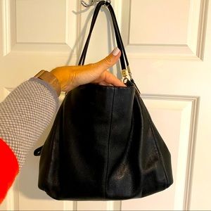 Coach black shoulder bag
